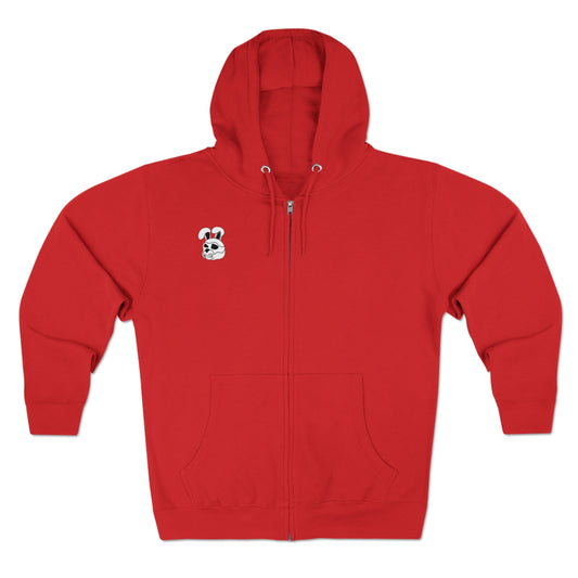 BTFD Red Zip Hoodie