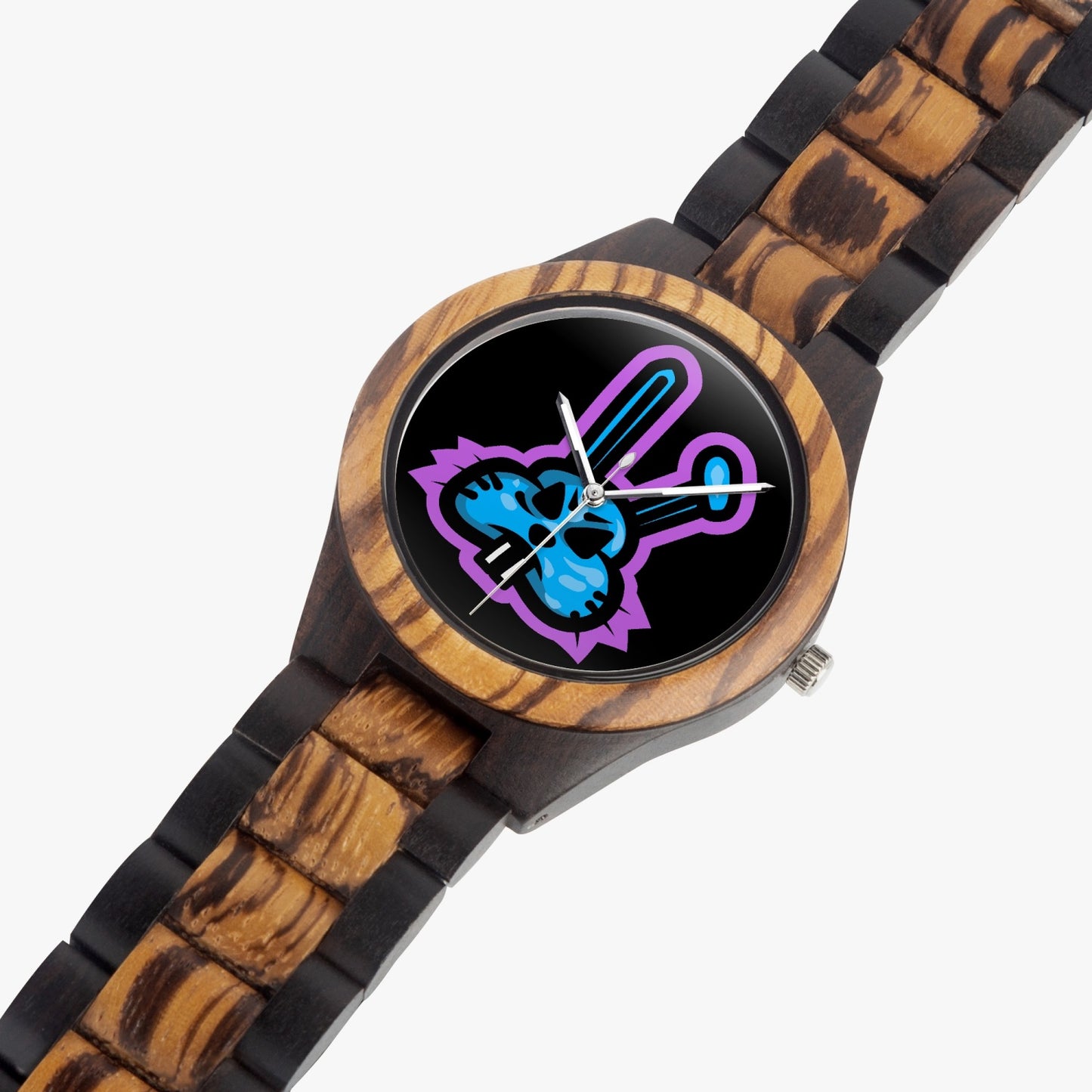 207. Rabbit Indian Ebony Wooden Watch