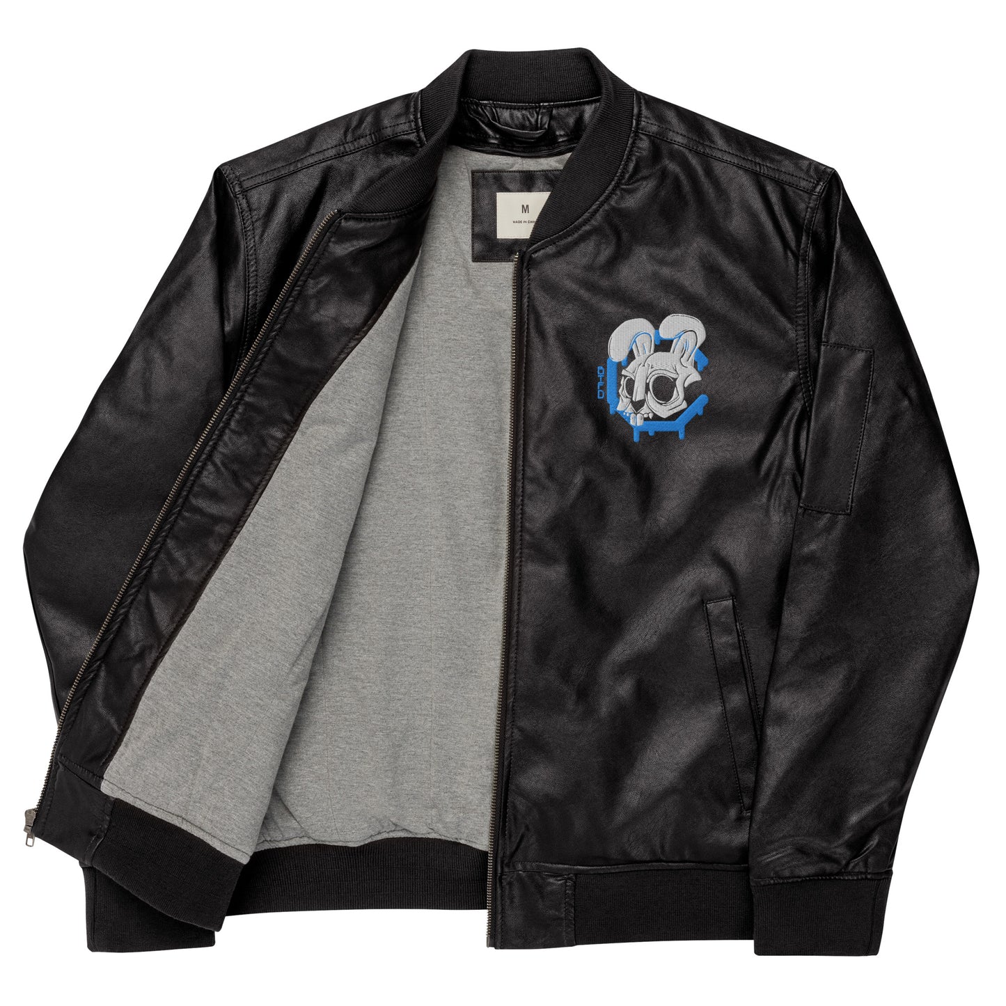 Leather CRO Bomber Jacket