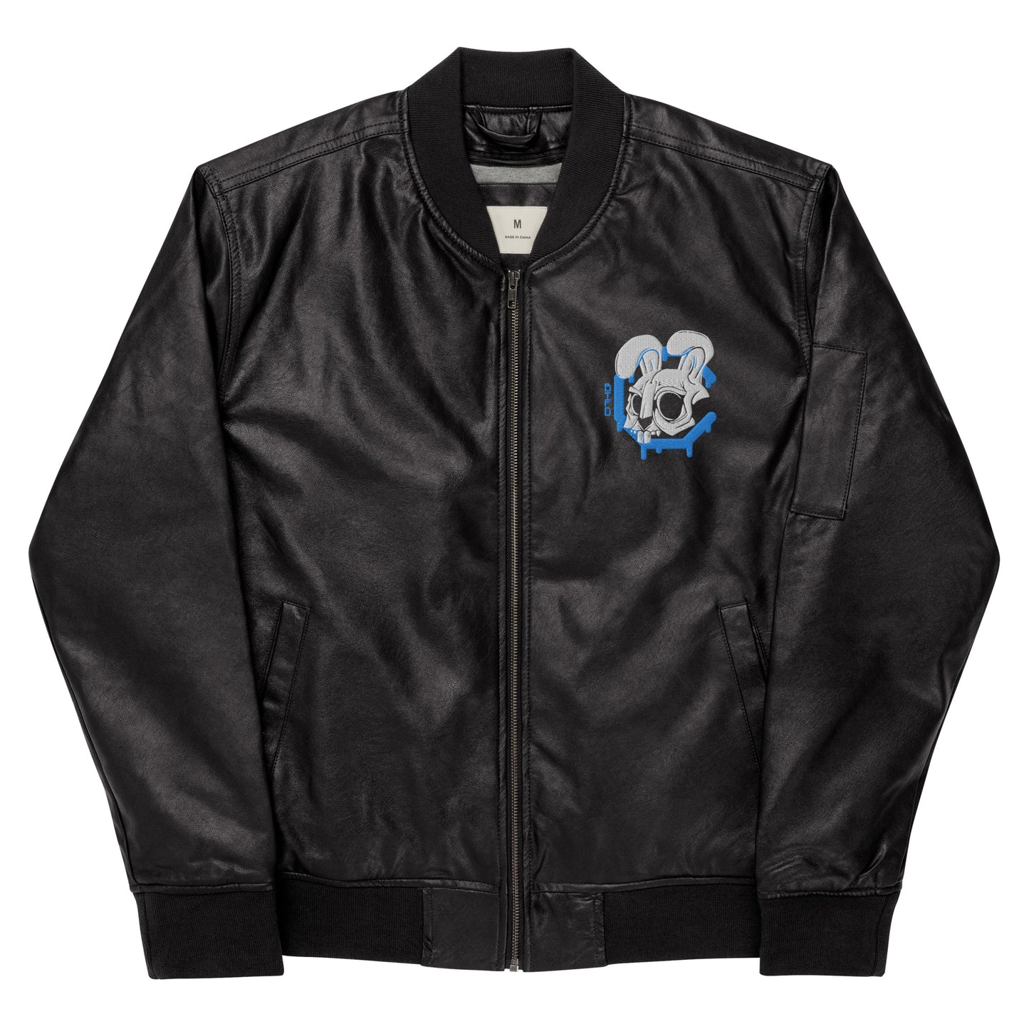 Leather CRO Bomber Jacket