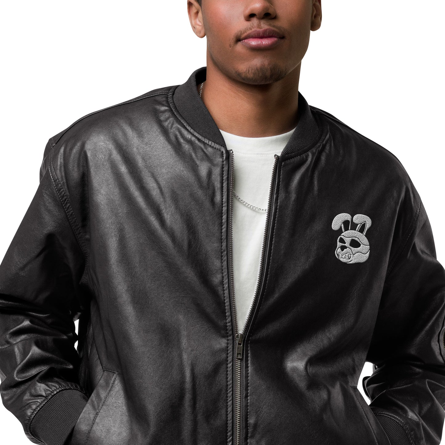 BTFD Leather Bomber Jacket